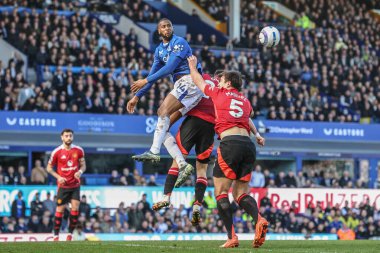 Everton 'dan Beto, 22 Şubat 2025' te İngiltere 'nin Liverpool kenti Goodison Park' ta oynanan Premier League maçında Everton-Manchester United maçında gol atma şansını kaçırdı.