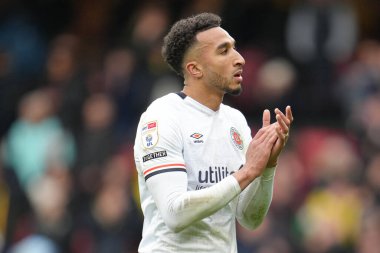Gökyüzü İddia Şampiyonası sırasında Watford, Luton Town 'a karşı Vicarage Road, Watford, Birleşik Krallık, 23 Şubat 2025