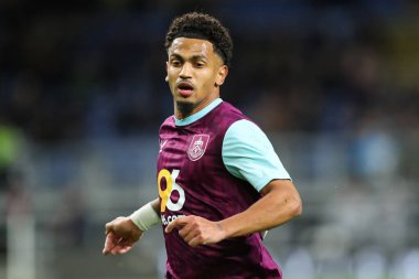 Burnley takımından Marcus Edwards, Burnley ile Sheffield maçında 21 Şubat 2025 'te oynanan Turf Moor, Burnley, İngiltere maçında.