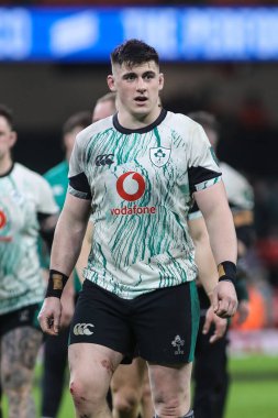 2025 Guinness Şampiyonası 'nda İrlandalı Dan Sheehan, 22 Şubat 2025' te İngiltere 'nin Cardiff şehrindeki Principality Stadyumu' nda Galler - İrlanda maçı yaptı.