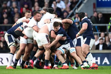 2025 Guinness 6 Milletler Kupası 'nda top mücadelesi İngiltere ile İskoçya arasında 22 Şubat 2025' te Twickenham, İngiltere 'deki Allianz Stadyumu' nda yapıldı.