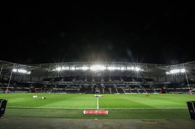 Betfred Süper Lig 2. Raundunda MKM Stadyumu 'nun genel bir görüntüsü Hull FC vs Wigan Warriors maçında MKM Stadyumu, Hull, Birleşik Krallık, 21 Şubat 2025