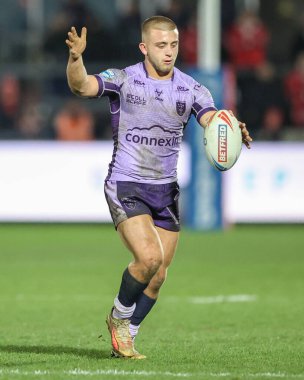 Hull KR takımından Mikey Lewis, Wakefield Trinity vs Hull KR maçında Wakefield Kitchens Stadyumu, Wakefield, İngiltere, 20 Şubat 2025