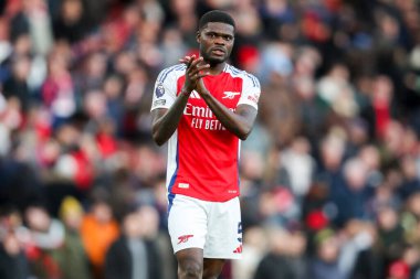 Arsenal 'li Thomas, 22 Şubat 2025' te Birleşik Krallık 'taki Emirates Stadyumu' nda oynanan Premier League maçı sonrasında oynanan maçın ardından taraftarları yenilgiye uğrattı.