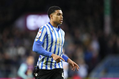 Sheffield 'li Shea Charles Çarşamba günü Gökyüzü İddia Şampiyonası' nda Burnley Sheffield 'a karşı Çarşamba günü Birleşik Krallık' ın Burnley şehrinde 21 Şubat 2025 'te oynanan Turf Moor maçında.