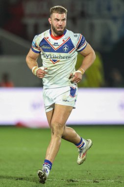 Wakefield Trinity 'den Mike McMeeken Betfred Süper Lig 2. raundunda Wakefield Trinity vs Hull KR ile DIY Kitchens Stadyumu, Wakefield, İngiltere, 20 Şubat 2025