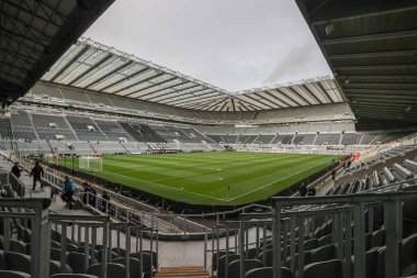 Premier Lig karşılaşması öncesinde St. James Park 'ın genel görünümü Newcastle United ile Nottingham Ormanı arasındaki St. James' s Park, Newcastle, İngiltere, 23 Şubat 2025