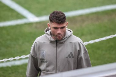 Nottingham Ormanı 'ndan Morato, Premier Lig maçı sırasında Newcastle United ve Nottingham Ormanı' na karşı St. James 's Park, Newcastle, İngiltere, 23 Şubat 2025' te geldi.