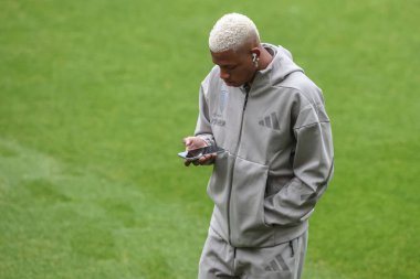 Nottingham Ormanı 'ndan Danilo, Premier Lig maçı sırasında Newcastle United ile Nottingham Ormanı arasında 23 Şubat 2025' te St. James 's Park, Newcastle' a geldi.