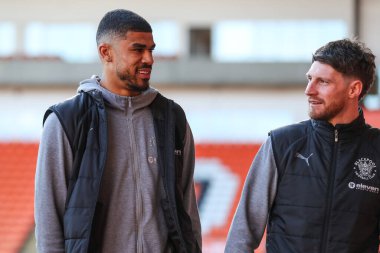 Blackpool 'dan Ashley Fletcher, 21 Şubat 2025' te Bloomfield Road, Blackpool 'da oynanan Blackpool - Crawley Town maçı öncesinde geldi.
