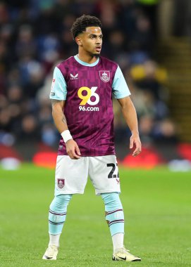 Burnley takımından Marcus Edwards, Burnley ile Sheffield maçında 21 Şubat 2025 'te oynanan Turf Moor, Burnley, İngiltere maçında.