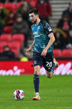 Middlesbrough 'dan Finn Azaz, Stoke City ile Middlesbrough arasındaki 25 Şubat 2025' te oynanan Bet365 Stadyumu 'nda oynanan Gökyüzü İddia Şampiyonası karşılaşmasında topla bir çıkış yaptı.