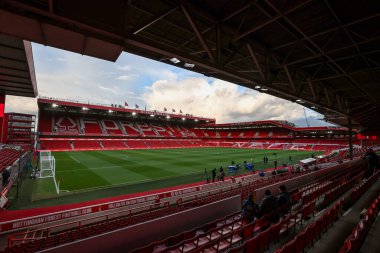 Premier Lig maçında The World Famous City Ground 'un genel görünümü Nottingham Forest' a karşı Arsenal City Ground, Nottingham, Birleşik Krallık, 26 Şubat 2025