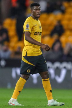 Wolverhampton Wanderers 'dan Marshall Munetsi Premier League maçı sırasında Wolverhampton Wanderers Fulham' a karşı Molineux, Wolverhampton, İngiltere, 25 Şubat 2025