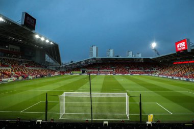 The Gtech Community Stadyumu, Premier League maçı öncesinde Brentford Everton 'a karşı Gtech Community Stadyumu, 26 Şubat 2025