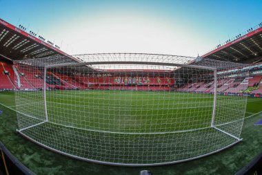 24 Şubat 2025 'te Bramall Lane, Sheffield, İngiltere' de Sheffield United ile Leeds United arasındaki Sky Bet Şampiyonası maçının genel bir görüntüsü.