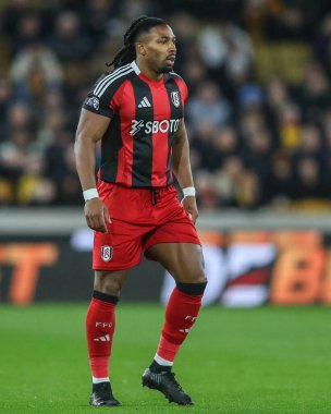 Fulham 'dan Adama Traor Premier League maçı sırasında Wolverhampton Wanderers, Fulham' a karşı Molineux, Wolverhampton, Birleşik Krallık 'ta, 25 Şubat 2025