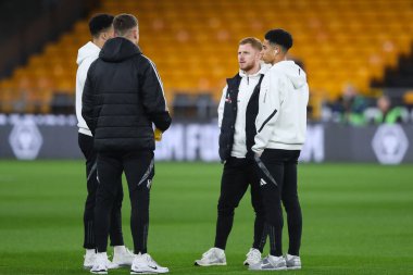 Fulham 'dan Harrison Reed, 25 Şubat 2025 tarihinde Wolverhampton, Wolineux, Wolverhampton, Birleşik Krallık' ta oynanan Premier League maçı öncesinde geldi.