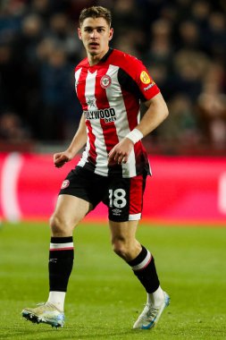 Brentford 'dan Yehor Yarmoliuk, Premier League karşılaşmasında Brentford Everton' a karşı Gtech Community Stadyumu, Londra, 26 Şubat 2025
