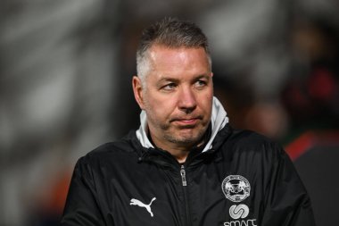 Darren Ferguson, Peterborough United 'ın Wrexham-Peterborough United' a karşı 26 Şubat 2025 'te oynanan The Vertu Trophy yarı final maçında teknik direktörü.