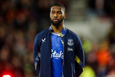 Everton 'dan Beto, Premier League maçından önce 26 Şubat 2025' te Londra 'daki Gtech Community Stadyumu' nda Brentford Everton 'a karşı sıralanır.