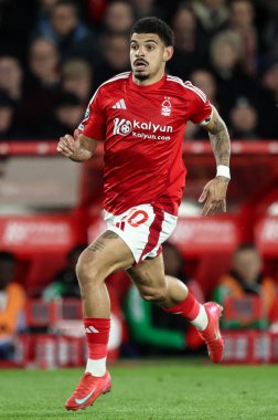 Nottingham Ormanı 'ndan Morgan Gibbs-White Premier League maçı sırasında Nottingham Forest' a karşı Arsenal City Ground, Nottingham, Birleşik Krallık 'ta 26 Şubat 2025' te