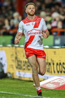 Hull KR 'dan Joe Burgess 27 Şubat 2025' te İngiltere 'nin Hull şehrinde oynanan Sewell Group Craven Park' ta Salford Red Devils 'e karşı oynanan Betfred Süper Lig 3.