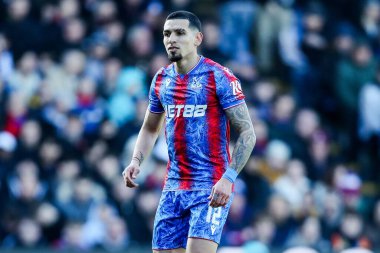 Kristal Saray 'dan Daniel Munoz, 1 Mart 2025 tarihinde İngiltere' nin Selhurst Park kentinde oynanan 5.