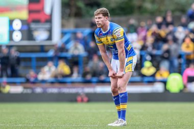 Morgan Gannon of Leeds Rhinos during the Betfred Super League Round 3 match Leeds Rhinos vs Castleford Tigers at Headingley Stadium, Leeds, United Kingdom, 2nd March 2025 clipart