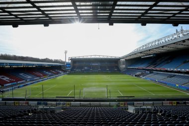 Ewood Park 'ın Gök İddia Şampiyonası' ndan önceki genel görüntüsü Blackburn Rovers 'a karşı Norwich City, Ewood Park, Blackburn, Birleşik Krallık' ta 1 Mart 2025