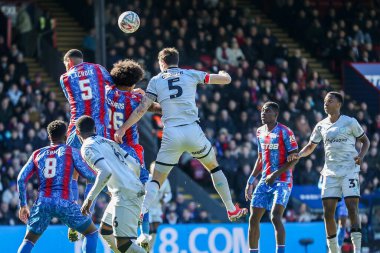 Kristal Saray 'dan Maxence Lacroix, 1 Mart 2025' te İngiltere 'nin Selhurst Park kentinde oynanan 5.