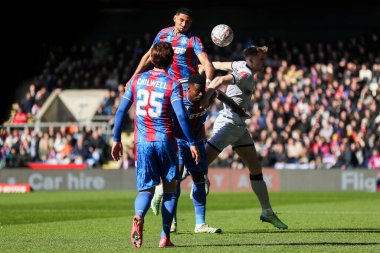 Kristal Saray 'dan Maxence Lacroix, 1 Mart 2025' te İngiltere 'nin Selhurst Park kentinde oynanan 5.