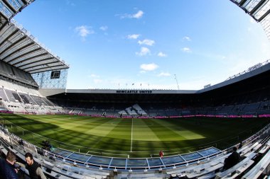 St. James Park 'ın, Birleşik Newcastle United ve Hove Albion' un 2 Mart 2025 'te St. James' s Park, Newcastle 'da oynanan 5.