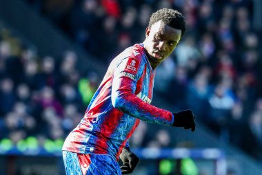 Kristal Saray 'dan Eddie Nketiah 1 Mart 2025' te İngiltere 'nin Selhurst Park kentinde oynanan 5.