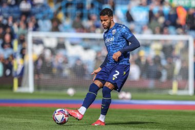 West Bromwich Albion 'dan Darnell Furlong, Sky Bet Şampiyonası maçında maç öncesi ısınma oturumunda Leeds United ve West Bromwich Albion, Elland Road, Leeds, İngiltere, 1 Mart 2025