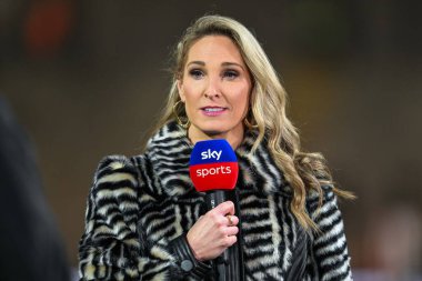 Betfred Süper Lig 3. raundunun öncesinde Jenna Brooks Leigh Leopards, Catalans Dragons 'a karşı Leigh Spor Köyü, Leigh, Birleşik Krallık' ta 28 Şubat 2025