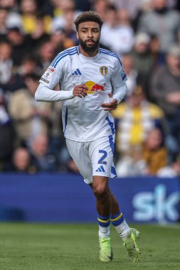 Leeds United 'ın Jayden Bogle' ı Sky Bet Şampiyonası maçında Leeds United, West Bromwich Albion 'a karşı Elland Road, Leeds, Birleşik Krallık' ta 1 Mart 2025
