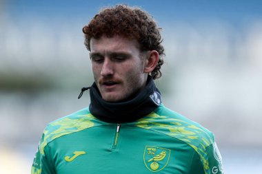 Norwich City 'den Josh Sargent, Sky Bet Şampiyonası' ndan önce Blackburn Rovers, Norwich City 'ye karşı, Ewood Park, Blackburn, Birleşik Krallık' ta 1 Mart 2025