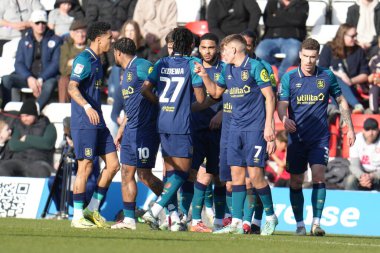 Huddersfield Town, 1 Mart 2025 tarihinde İngiltere 'nin Stevenage kentinde oynanan Stevenage-Huddersfield Town maçında ikinci golü kutladı.