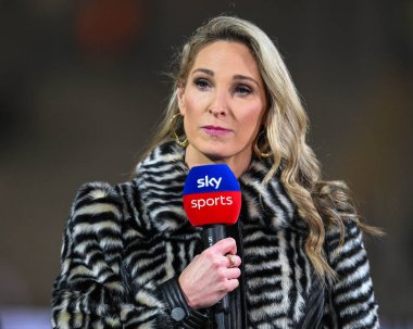 Betfred Süper Lig 3. raundunun öncesinde Jenna Brooks Leigh Leopards, Catalans Dragons 'a karşı Leigh Spor Köyü, Leigh, Birleşik Krallık' ta 28 Şubat 2025