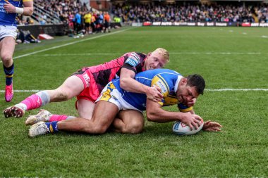 Leeds Rhinos takımından Ryan Hall, 2 Mart 2025 tarihinde Leeds Stadyumu 'nda oynanan Betfred Süper Lig 3. tur karşılaşmasında Leeds Rhinos ve Castleford Tigers maçına gidiyor.