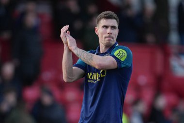 Huddersfield Town 'dan Josh Ruffels, 1 Mart 2025' te Stevenage - Huddersfield Town maçından sonra Lamex Stevenage, İngiltere 'de