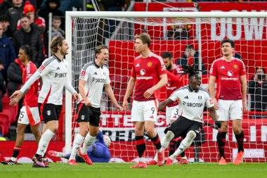 Fulham 'dan Calvin Bassey, Birleşik Krallık' ın Old Trafford, Manchester, İngiltere 'de oynanan 5. Raund Manchester United - 5.