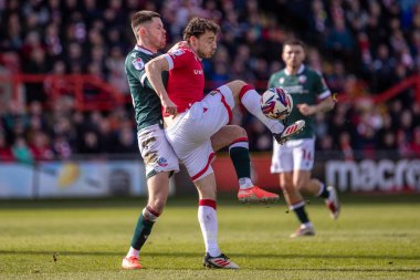 Luke Southwood of Wrexham AFC during the Sky Bet League 1 match Wrexham vs Bolton Wanderers at SToK Cae Ras, Wrexham, United Kingdom, 1st March 2025 clipart