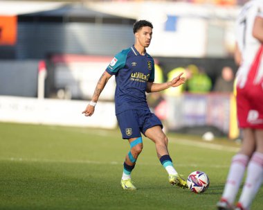 Huddersfield Town 'dan Ruben Roosken, 1 Mart 2025' te Lamex Stevenage, İngiltere 'deki Stevenage-Huddersfield Town maçında forvet oynuyor.