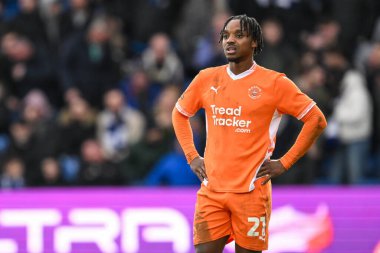 Blackpool 'dan Niall Ennis, 1 Mart 2025' te Stokport, İngiltere 'deki Edgeley Park Stadyumu' nda oynanan Stockport County - Blackpool maçında hisse senedi liginin liderliğini üstlendi.