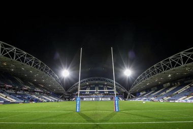 John Smiths Stadyumu 'nun Betfred Süper Lig 3. Raundunda Huddersfield Giants' a karşı Hull FC karşılaşmasının genel görüntüsü 28 Şubat 2025 'te Huddersfield, Birleşik Krallık' taki John Smith Stadyumu 'nda.