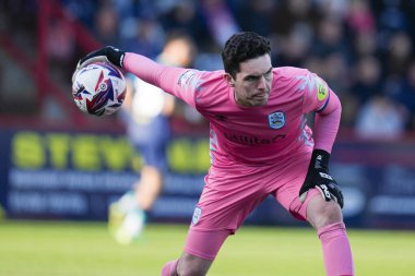 Huddersfield Town 'dan Lee Nicholls 1 Mart 2025' te Stevenage - Huddersfield Town maçında Lamex Stevenage, İngiltere 'de.