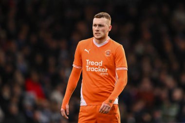 Blackpool 'dan Sonny Carey, Sky Bet Ligi 1 maçında Stockport County' ye karşı Blackpool maçı 1 Mart 2025 'te Birleşik Krallık' taki Edgeley Park Stadyumu 'nda oynandı.