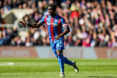 Kristal Saray 'dan Marc Guehi, 1 Mart 2025 tarihinde İngiltere' nin Selhurst Park kentinde oynanan 5.